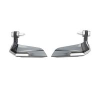 Generic Paramani Universale Antivento Protezione per Maniglia per Moto Protezioni per Spazzole a Mano Fuoristrada in Lega di Alluminio per Sport Dirt Bike ATV MX Motocross (SILVER)