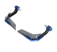 Generic Paramani Universale Antivento Protezione per Maniglia per Moto Protezioni per Spazzole a Mano Fuoristrada in Lega di Alluminio per Sport Dirt Bike ATV MX Motocross (BLUE)