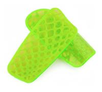 Generic Parastinco Calcio Bambini Cura Anatomica Copertura TPE Ad Alta Resistenza Cuscino Anti-impatto Comfort Traspirante per Allenamenti di Eventi Calcistici Scolastici, Verde Fluorescente, L