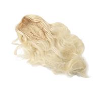 Generic Parrucca Bionda Lunga Ondulata Capelli Sintetici Ricci Soffici per le Donne Parrucca Indossare Ogni Giorno Ad Alta Temperatura