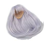 Generic Parrucca per Bambola con Snodo Sferico 1/6. Elegante Sostituzione dei Capelli in Seta Ad Alta Temperatura Lungo Rettilineo per lo Styling delle Bambole Fai-da-te (BLUE)