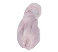 Generic Parrucca per Capelli Morbida e Setosa per Bambola, Styling Flessibile, Circonferenza della Testa della Bambola 1/6, 15,5-17,5 Cm, Versatile per le Collezioni dei Giocatori (PURPLE)