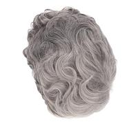 Generic Parrucca Sintetica più Anziana, Elegante Elegante e Sintetico Resistente a una Parrucca Corta e Riccia per la Vita di Tutti i Giorni per gli Anziani