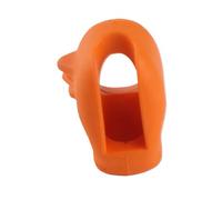 Generic Partner Riutilizzabile per Impugnatura per di Violino da 2 Pezzi per Materiale Siliconico per Allenamento con Tenuta Corretta (ORANGE)