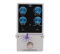 Generic Pedale Booster per Basso EQ a 3 Bande Unità di Effetti Clean Boost Versatile e di Alta qualità per le Prestazioni del Basso