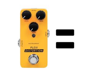 Generic Pedale Effetti per Chitarra Elettrica Pedale Distorsore per Chitarra in Metallo con True Bypass 9V Mini Plexi Style Tone Wide Gain Low Noise per Musicisti Blues Rock Metal
