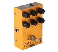Generic Pedale per Chitarra Overdrive Design Leggero e Multifunzionale per Tutti i Livelli di abilità Lega di Alluminio 1 unità (AN 34 Oro)