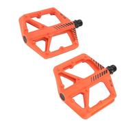 Generic Pedali per Bici Ad Alta Resistenza con Perni Antiscivolo per Ciclismo su Strada e Montagna Set di 2 Assi in Fibra di Nylon Resistente e Acciaio Al Boro (ORANGE)
