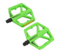 Generic Pedali per Bici Ad Alta Resistenza con Perni Antiscivolo per Ciclismo su Strada e Montagna Set di 2 Assi in Fibra di Nylon Resistente e Acciaio Al Boro (GREEN)