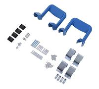 Generic Pedane Laterali a Cerchio per Camion in Alluminio Nero da 2 Pezzi per il Periodo 2002-2013 |Barre di Raccolta Antiscivolo con Montaggio Universale per Camion di Dimensioni Standard (BLUE)