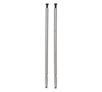 Generic Penna Stilo 2 Pezzi per Moto G Stylus 2023 5G 6.6 Pollici Stilo Sostitutivo in Metallo Ad Alta sensibilità Controllo Touch Preciso Disegno Presa di Appunti (BLACK)