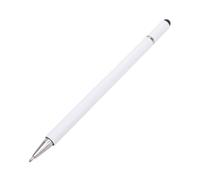Generic Penna Stilo, Penna Stilo a Doppia estremità Lega di Alluminio Ampiamente Compatibile per Calendario (WHITE)