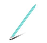 Generic Penna Stilo Touch Screen Capacitivo per Alta sensibilità Disegna Scrivi Proteggi Testa in Gomma per Tablet Cellulari (GREEN)