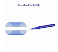 Generic Penne Cancellabili, Inchiostro Blu Inchiostro Inchiostri Con il Punto Fine del Punto di Sostituzione 0,5 Mm di Ricarica RIMAZIONI PEN PASSE GEL COMMERCIALE per la Scrittura della Scuola per