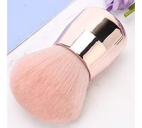 Generic Pennello per Fard Pennello per Cipria in Fibra Morbida Strumento per Trucco Base Senza Cuciture per Talenti del Trucco, Rosa, Manico 1,6", Diametro 1,6", Paura della Polvere Bagnata,