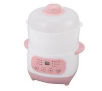 Generic Pentola per Stufato Elettrica Mini Pentola per Zuppa in Ceramica con Protezione Contro le Bruciature a Secco da 1 Litro per Cucinare in (Spina europea 220V)