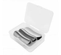 Generic per Accendino in Lega di Zinco Set di 3 Coperture Protettive Uniche per Accendini J5 7 Cm Argento Ideale per Feste e Viaggi