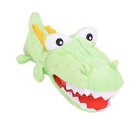 Generic per Burattini a Mano Giocattolo Morbido per Animali Giocattolo Interattivo per Raccontare Storie per Bambini con Bocca Mobile Sviluppa la Coordinazione Occhio-mano (Coccodrillo 28 cm)
