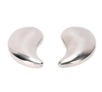 Generic per gli Occhi in Acciaio Inossidabile Pacchetti di Raffreddamento Durevoli per Impacco Freddo Sotto gli Occhi per Tutte le Forme del Viso, Acciaio Inossidabile 304, 2 X 1,1 X 0,4 Pollici