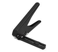 Generic Perforatore di Carta Regolabile per Punzonatrice Che Risparmia Manodopera in Ufficio e per Uso Domestico - Design Robusto in Metallo con Collezione di Coriandoli (BLACK)