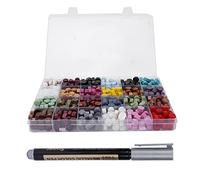Generic Perline di Ceralacca in 24 Colori per Artigianato Fai-da-te, Buste