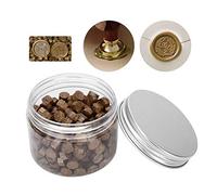 Generic Perline Sigillo di Ceralacca Vintage per Buste, Documenti, Invito a Nozze, Bellissimi Timbri Trasparenti, Confezione da 200 Pezzi, Oro Opaco/bronzo, Completo per Sigillare Lettere (Bronzo)