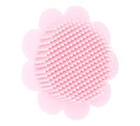 Generic Pespa per Bagno per Bambini, Scrubber per Bambini Morbido per la Spazzola per Pennello Spazzola Silicone Pespa per Massaggio Scrubber Esfoliante Pettine per Sopra 6 Mesi (PINK)