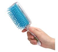 Generic Pettine di Parrucchiere, Sequestro di Cartone Animato per Pettine per Massaggio Cuoio Cumulo di Cuscini Ad Aria con la Pettinatura e lo Stile Quotidiani (rana bianca)