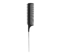 Generic Pettine Foiling Multiuso per la Separazione dei Capelli e lo Styling Uomo Donna Design Compatto e Portatile (BLACK)