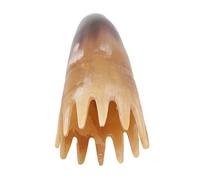 Generic Pettine in Corno con Design Liscio e Funzione di Massaggio per la Cura del Cuoio Capelluto a Casa o in Viaggio, Materiale ABS, 1 Pettine