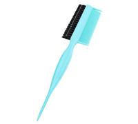 Generic Pettine per Capelli a Doppia Faccia per il Controllo della Fuga con Impugnatura Ergonomica e Massaggio Delicato del Cuoio Capelluto Blu 10,24x2,09 Pollici