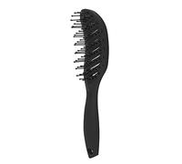 Generic Pettine per Capelli Al Menisco, Spazzola per Massaggio in Nylon, per Parrucchiere, per Lisciare i Professionisti del Parrucchiere Senza Nodi (BLACK)