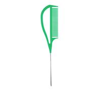 Generic Pettine per Capelli, Pettine a Coda di Rondine, Resistente Al Calore, Antistatico, Pettine a Coda di Rondine in Acciaio Inossidabile, Pettine Sollevan, Verde