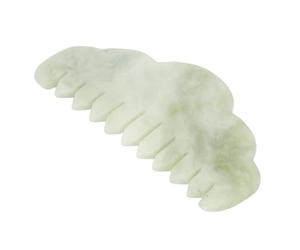 Generic Pettine per Massaggiatore del Cuoio Capelluto in Pietra di Giada Rilassamento Muscolare Naturale per la Cura della Testa e la Terapia Fisica Adatto per la Cura dei Capelli Viaggi 1 Pz