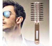 Generic Pettine per Styling Dorato Setole Resistenti Alle Alte Temperature Pettine in Nylon Leggero per Viaggi Antistatico per Tutte le Strutture dei Capelli