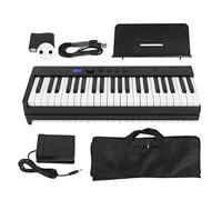 Generic Pianoforte Digitale Pieghevole a 88 Tasti, Pianoforte con Tastiera Portatile con Plug Play USB, Suono Stereo Surround a 360 Gradi, Modalità Cuffie, Batteria Integrata, per (Spina europea)