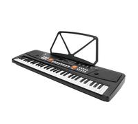 Generic Pianoforte Elettronico Ricaricabile a 61 Tasti, Tastiera Portatile con 16 Toni, 10 Ritmi, 6 Brani Demo e Funzione AUX IN, Altoparlanti Integrati, Ideale per Bambini Principianti, Regalo