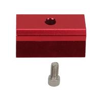 Generic Piastra a Coda di Rondine di Precisione in Lega di Alluminio con Filettatura da 1/4 di Pollice per il Mirino del Telescopio, Consente la Registrazione del Telefono a Mani Libere, Ideale per