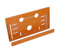 Generic Piastra Base per Macchina da Taglio Costruzione Robusta e Durevole Guida per Circolare per la Lavorazione del Legno Plastica Tecnica 28x15 Cm