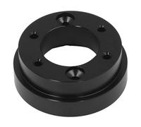 Generic Piastra dell'adattatore del Volante da Gioco Piastra per in Alluminio Accurato per G29 G920 G923 Accessori Simulator di Corse (BLACK)