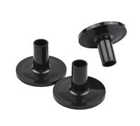 Generic Piatti di Piatti di di Tamburo, Noci, Maniche e Tasti di Tamburo con un Diametro Interno Uniforme di Feltri di da 10 Mm per i Batteristi Che Desiderano Migliorare le Loro Prestazioni e (BLACK)