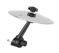 Generic Piatti per Auto Argento da 2 Pezzi, Suono Chiaro, Piccoli Piatti Crash per Batteristi per gli Amanti della Musica