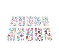 Generic Piatto di Tatuaggio Temporaneo Glitter, Adesivo per Tatuaggi Glitter Impermeabili 10 Pezzi per Bambini per l'estate (Tipo 2)