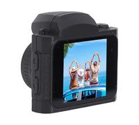 Generic Piccola Fotocamera Digitale, Fotocamera per il Portachiavi di Registrazione 4k da 64 MP in 19 Effetti di Filtro Largo 78 ° per la Registrazione di Viaggio (BLACK)