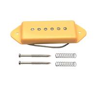 Generic Pickup Chitarra Elettrica P90 Singolo Bobina Sostituzione Accessori Strumenti Musicali Design Vintage Campo Caldo Adatto per Riparazione Manutenzione, Ponte Giallo