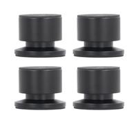 Generic Piedini per Supporto Isolante per Altoparlanti Riduttore di Risonanza Antiurto per Amplificatori Lettori CD DVD, Punte in Ottone in Lega di Alluminio per Giradischi, 4 Set