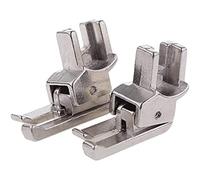 Generic Piedino compensatore universale per macchine da cucire domestiche, 2pcs, H23021403, Acciaio, Piede pressa per macchine da cucire, Accessorio per cucito