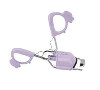 Generic Piegaciglia Riscaldato Piegaciglia Elettrico e Elettrico Riscaldato in Metallo 2 in 1 per il Trucco Quotidiano (Viola)