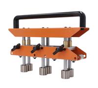 Generic Piegatrice a Rulli per Bordi a Tre Stazioni, Piegatura 0 a 90 Gradi 13 a 130 mm, Strumento di Piegatura a Rulli per Lamiere di Copertura