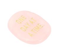 Generic Pietra di Pollice, Motivazione della Pietra Preoccupata per Compattare la Fiducia per la Vita Quotidiana (rosa)